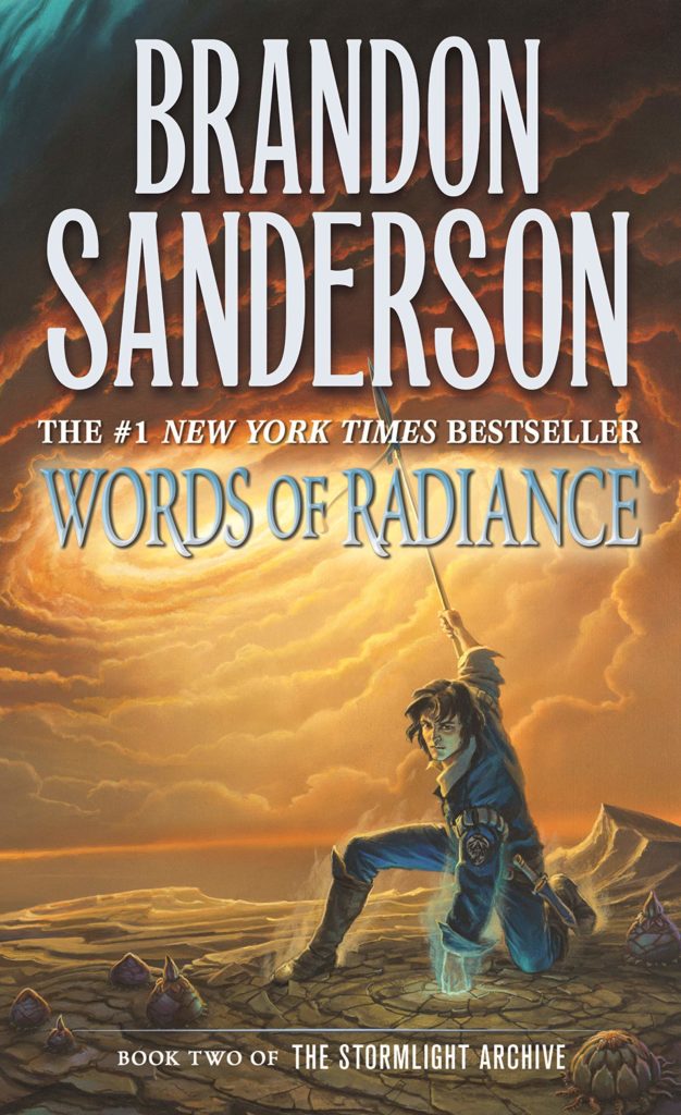 Book cover of Brandon Sanderson's Words of Radiance - Cosmere Books