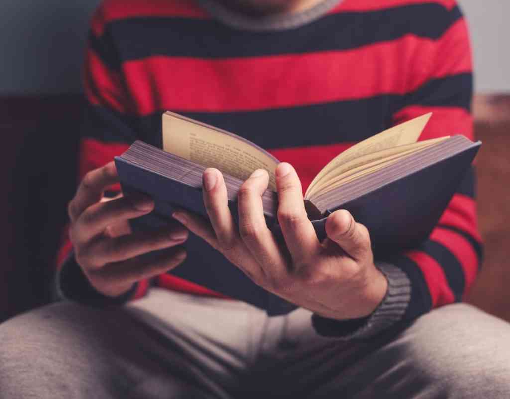 Man Reading Book wants to be a better reader