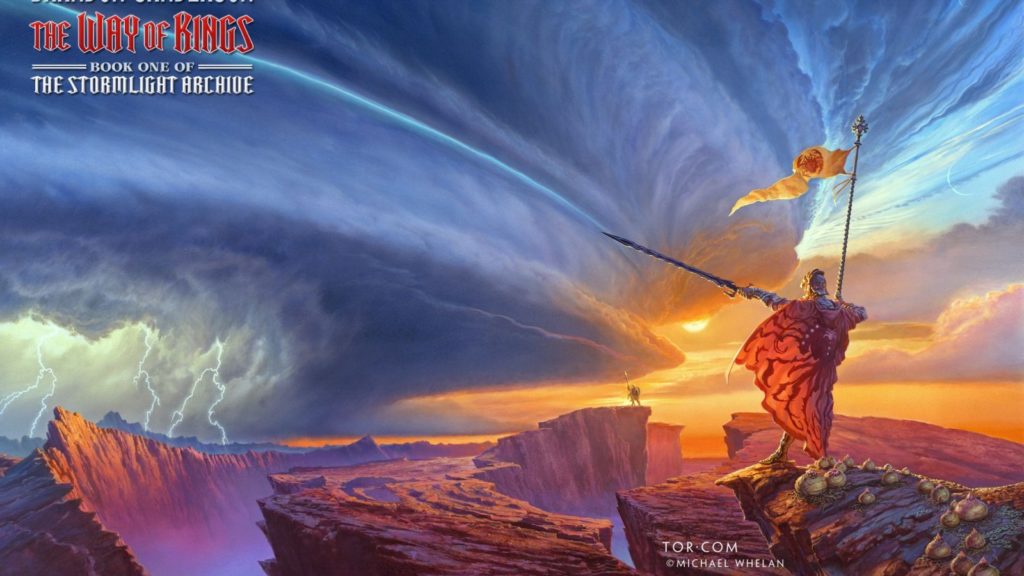 the way of kings book cover by Brandon Sanderson - Cosmere Book