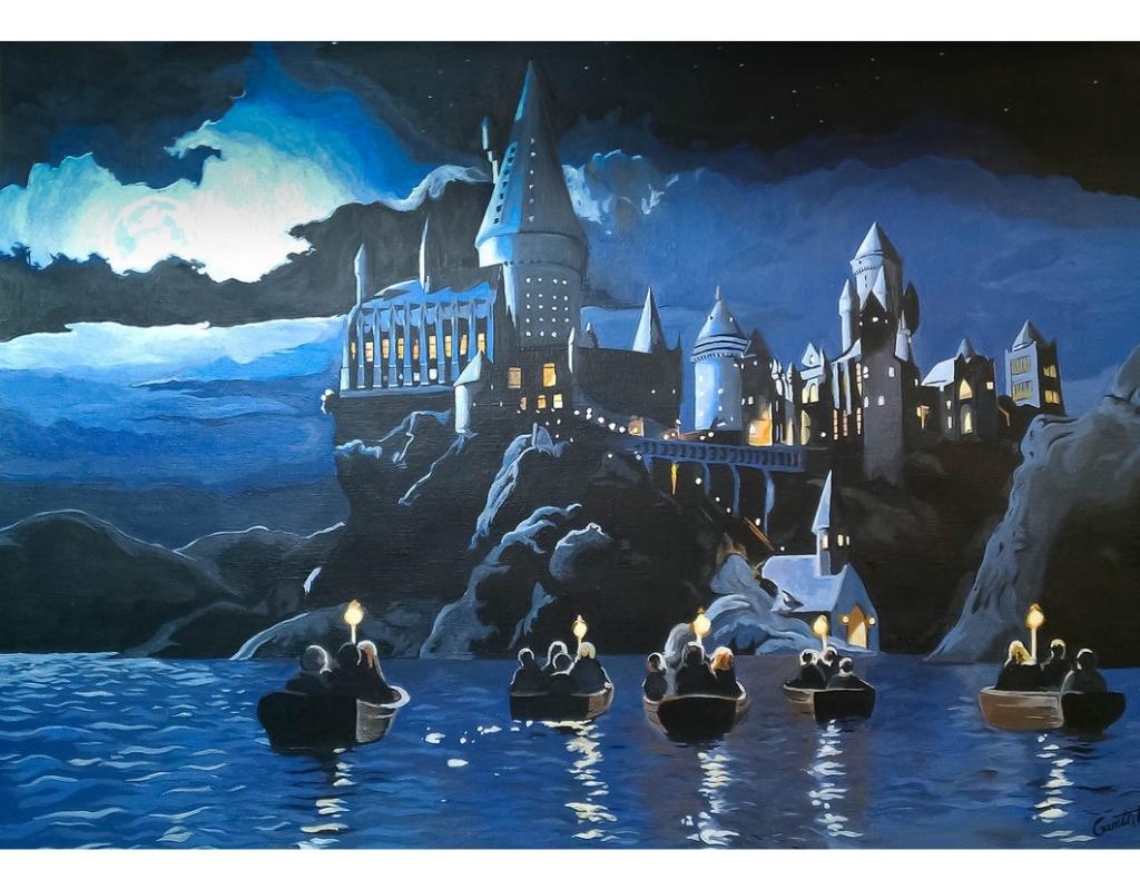 The boat trip to Hogwarts is an iconic scene in fantasy ya