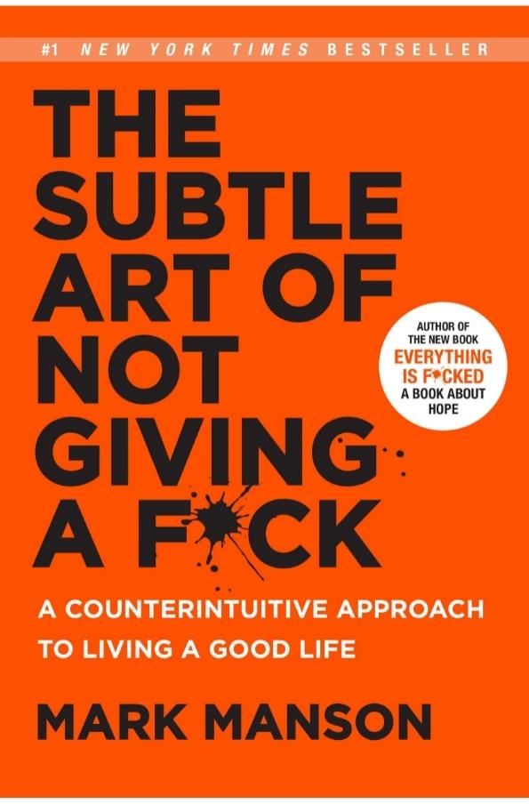 Subtle Art of not giving a f*ck book cover