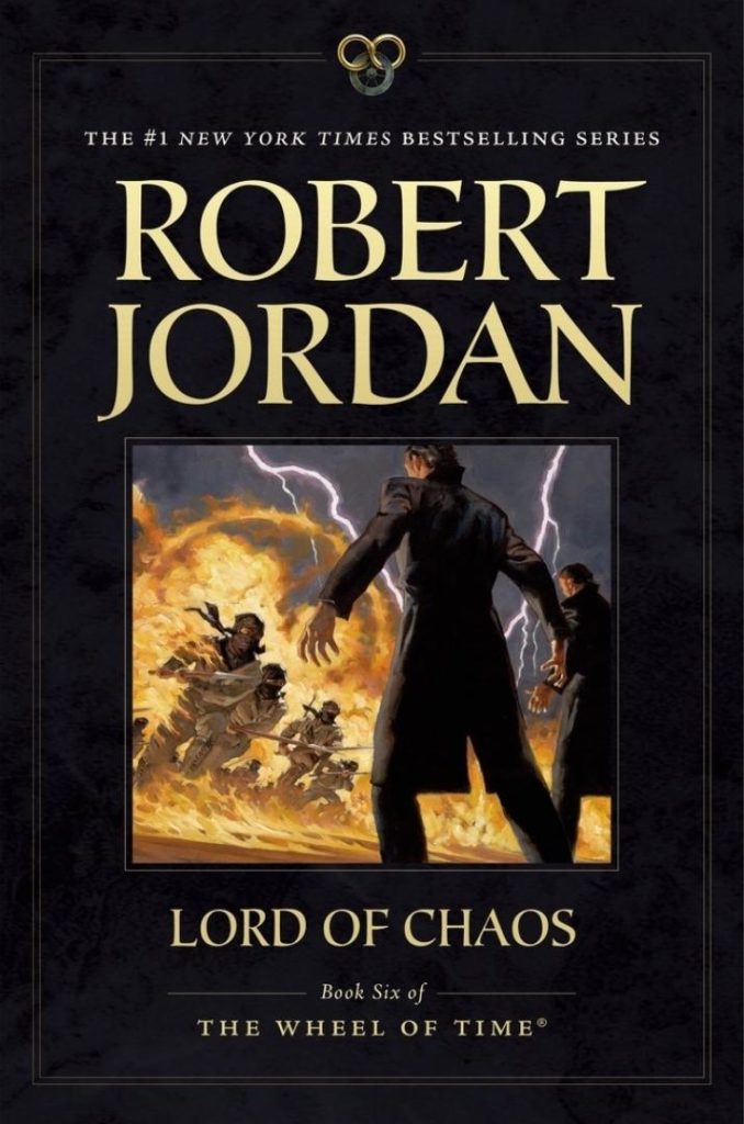 Lord of Chaos, Book 6 cover depicts the Battle of Dumai's Well