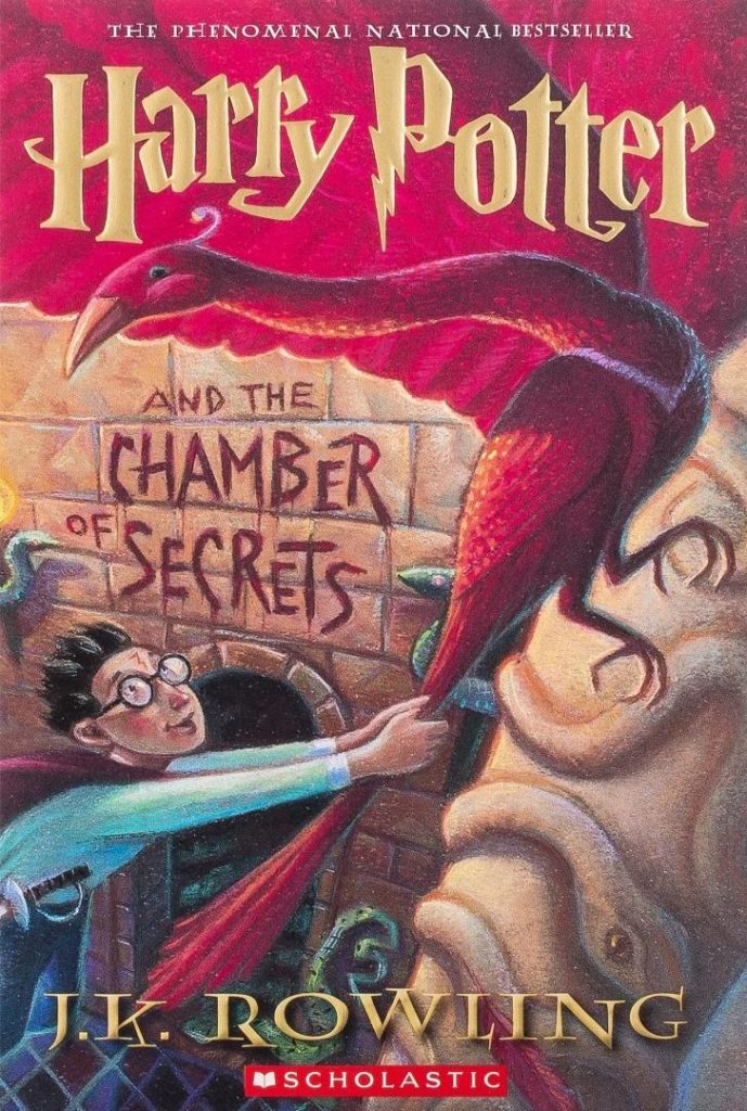 Harry Potter and the Chamber of Secrets book cover. Number 6 on the Harry Potter Books ranked list. 