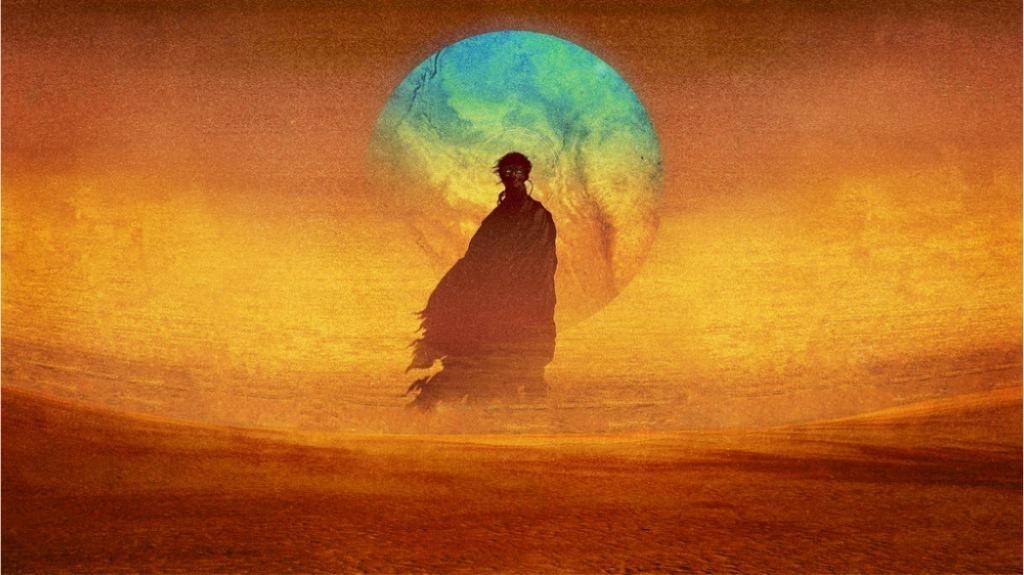 Dune Art depicting Paul on Arrakis. Dune Hardcover art. Dune series ranked. 